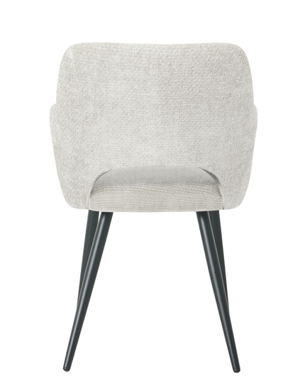 Chaise de salle à manger Jesper - Blanc cassé - Chenille
