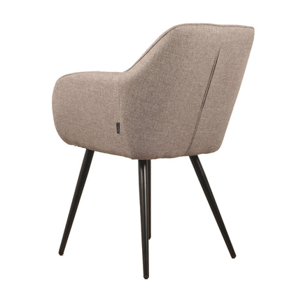 Chaise de salle à manger Julia - Tissu Beige