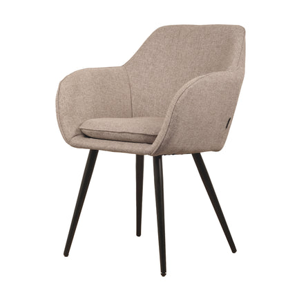 Chaise de salle à manger Julia - Tissu Beige