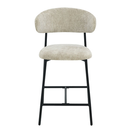 Kiara Barstuhl – Beige Chenille