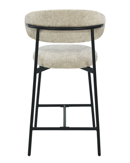 Kiara Barstoel - Beige Chenille
