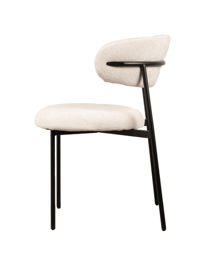 Chaise de salle à manger Kiara - Chenille écru