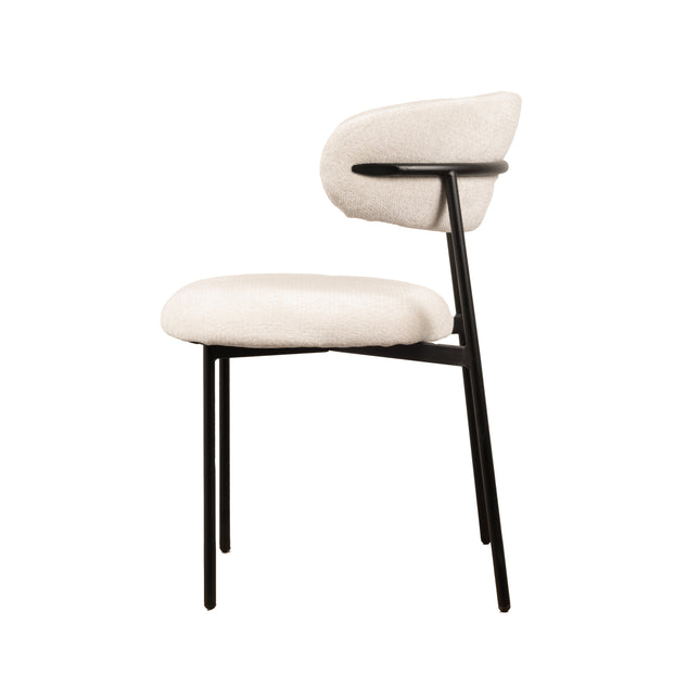 Chaise de salle à manger Kiara - Chenille écru