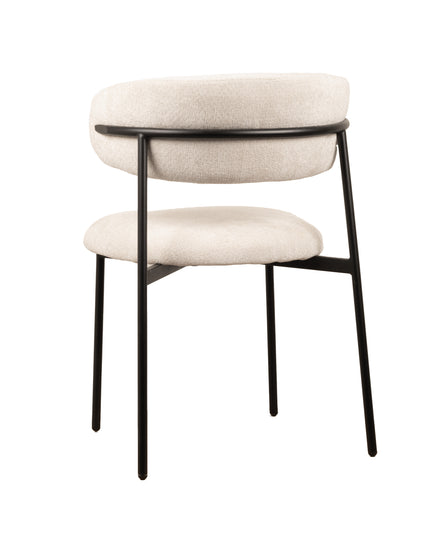 Chaise de salle à manger Kiara - Chenille écru
