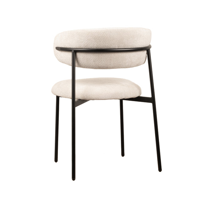 Chaise de salle à manger Kiara - Chenille écru
