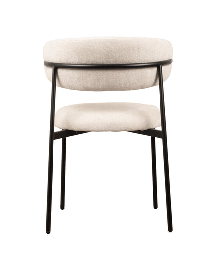 Chaise de salle à manger Kiara - Chenille écru