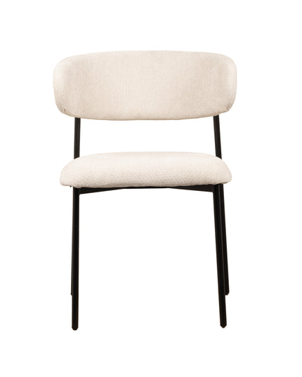 Chaise de salle à manger Kiara - Chenille écru
