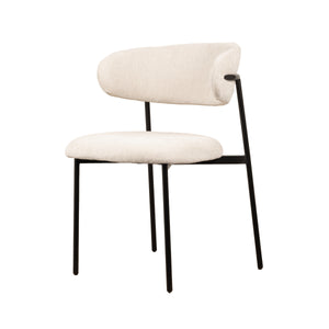 Chaise de salle à manger Kiara - Chenille écru