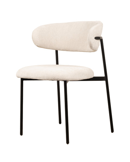 Chaise de salle à manger Kiara - Chenille écru