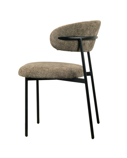 Chaise de salle à manger Kiara - Chenille kaki