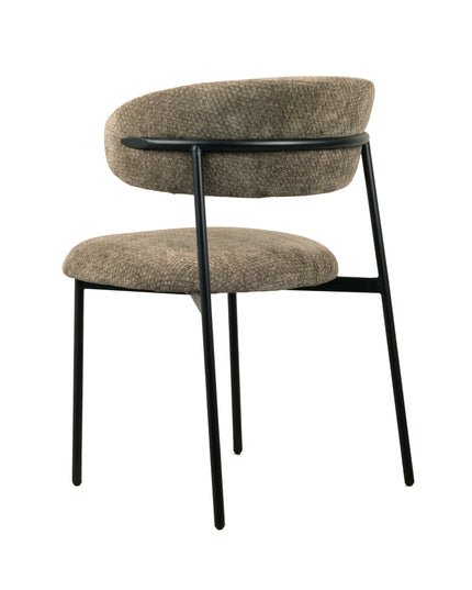 Chaise de salle à manger Kiara - Chenille kaki
