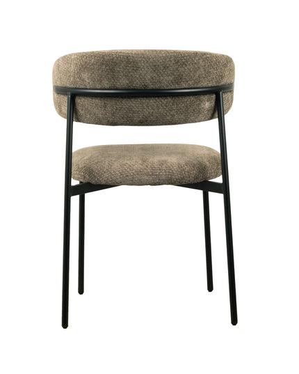 Chaise de salle à manger Kiara - Chenille kaki