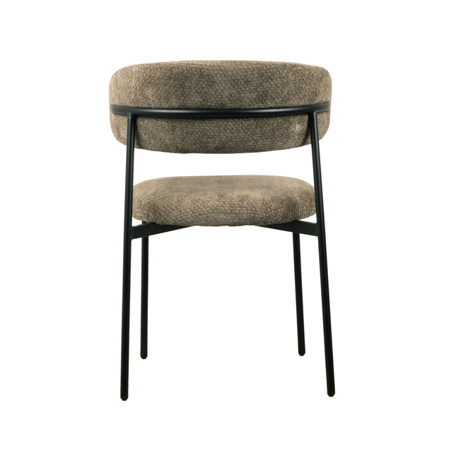Chaise de salle à manger Kiara - Chenille kaki