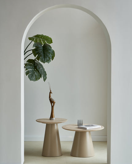 Salontafel Kori - Travertijn Look - 60cm