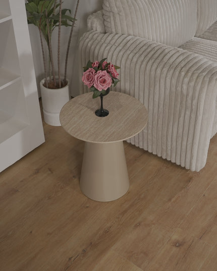 Salontafel Kori - Travertijn Look - 45cm