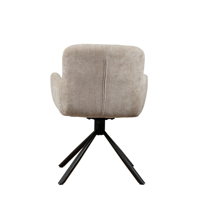 Leta Draaistoel - Beige - Chenille