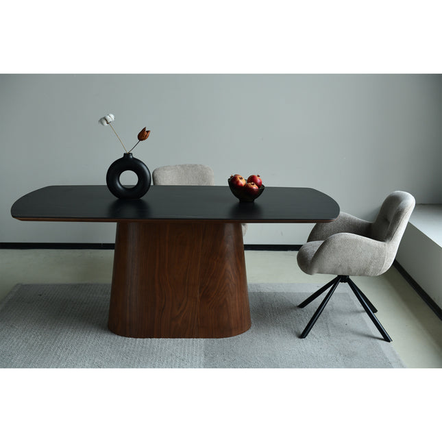 Leta Draaistoel - Beige - Chenille