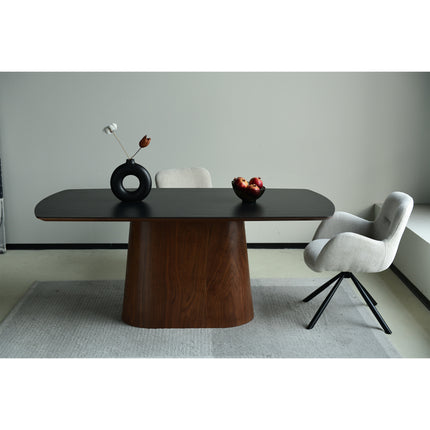 Chaise pivotante Leta - Écru - Chenille