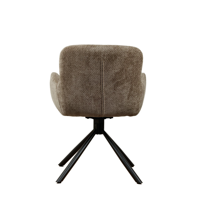 Chaise pivotante Leta - Kaki - Chenille