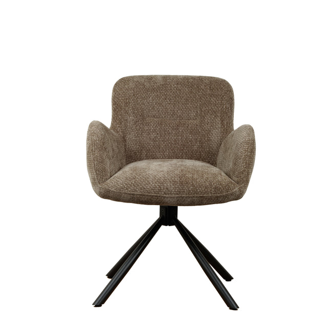 Leta Draaistoel - Khaki - Chenille