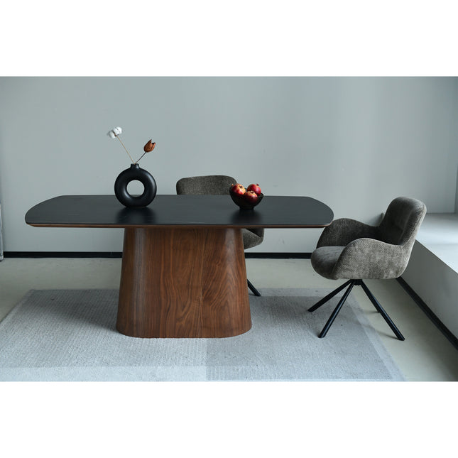 Leta Draaistoel - Khaki - Chenille