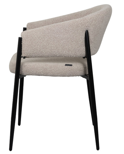 Chaise de salle à manger Luna - Boucle Beige