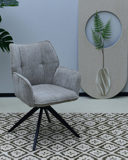 Nala Drehstuhl - Beige - Chenille