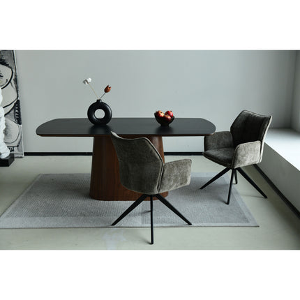 Chaise pivotante Nala - Kaki - Chenille