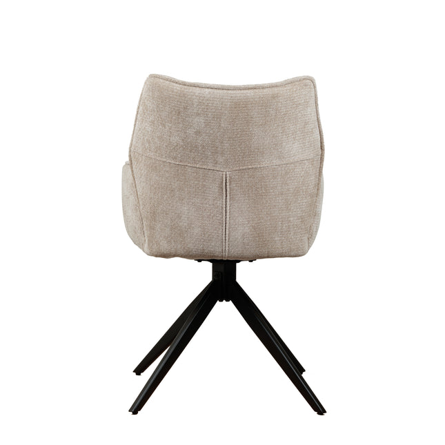 Nala Draaistoel - Beige - Chenille