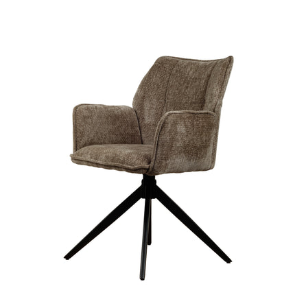 Chaise pivotante Nala - Kaki - Chenille