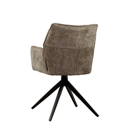 Chaise pivotante Nala - Kaki - Chenille