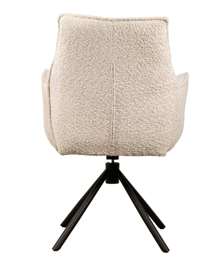 Nora Drehstuhl – Beige – Chenille