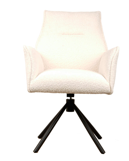 Nora Drehstuhl – Creme – Chenille