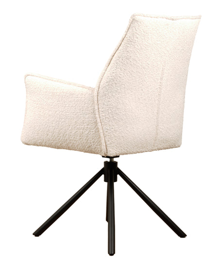 Nora Drehstuhl – Creme – Chenille