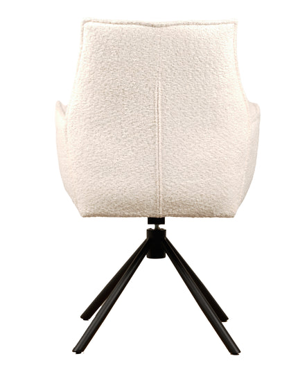 Nora Drehstuhl – Creme – Chenille