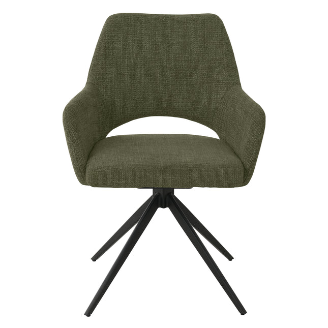 Chaise de salle à manger Nova - Tissage vert