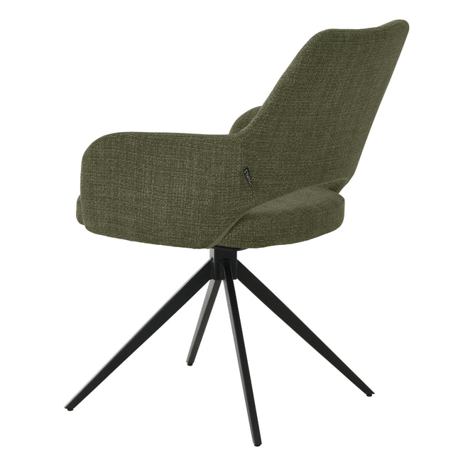 Chaise de salle à manger Nova - Tissage vert