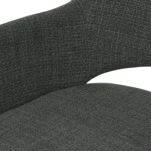 Chaise de salle à manger Nova - Tissage Anthracite