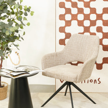 Chaise de salle à manger Nova - Tissage Beige