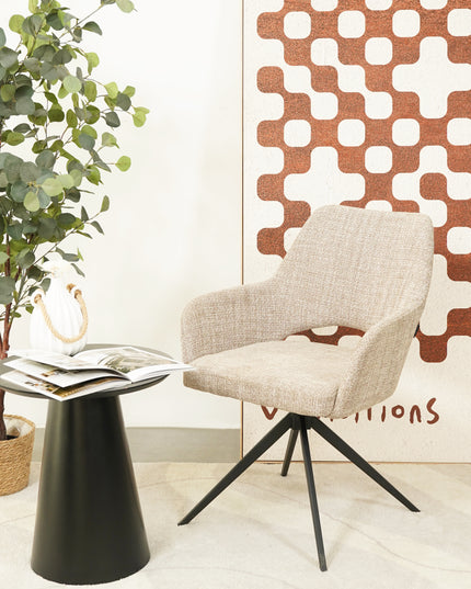 Nova Eetkamerstoel - Beige Weave