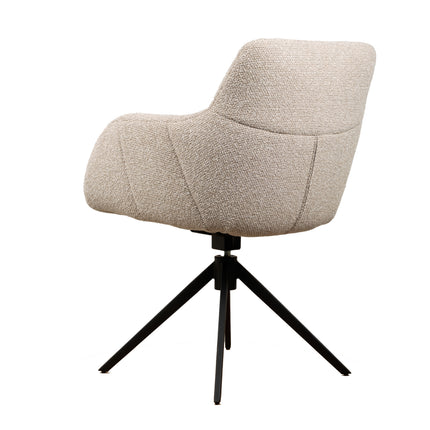 Chaise pivotante Sola - Beige - Tissage