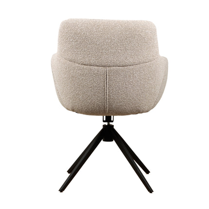Chaise pivotante Sola - Beige - Tissage