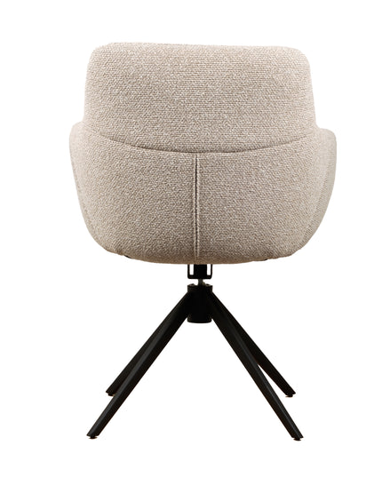 Chaise pivotante Sola - Beige - Tissage