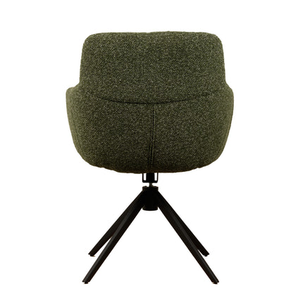 Chaise pivotante Sola - Vert - Tissage