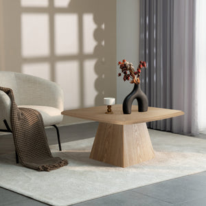 Table basse Stan - Placage Bois Naturel