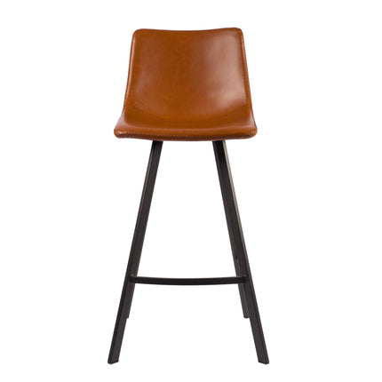 Amsterdam Barhocker - Cognac - PU-Leder