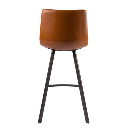 Amsterdam Barhocker - Cognac - PU-Leder