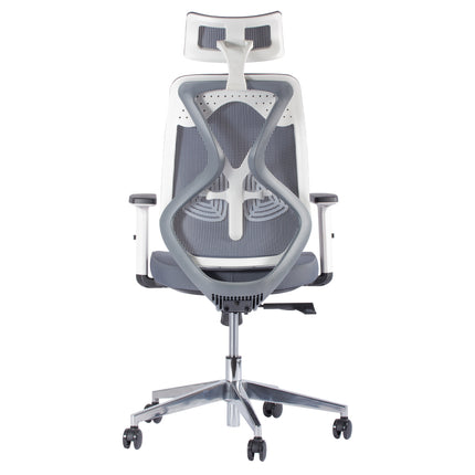 Ergonomische Bureaustoel ERGO-1 - Grijs/Wit