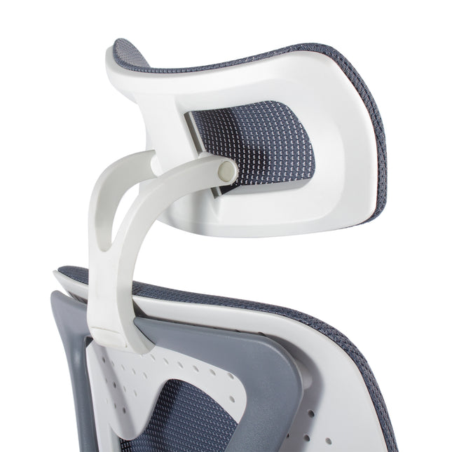 Chaise de Bureau Ergonomique ERGO-1 - Gris/Blanc