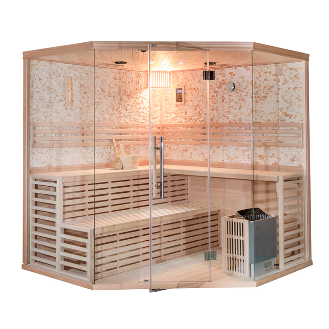 Hoekmodel Sauna - 6 Personen